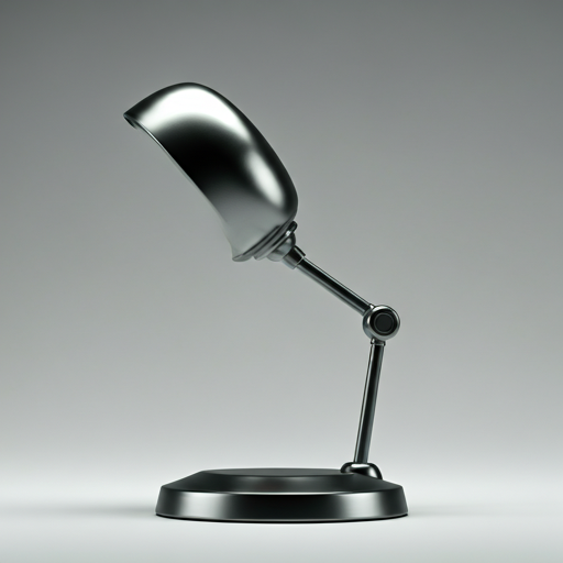 Brushed Steel Desk Lamp